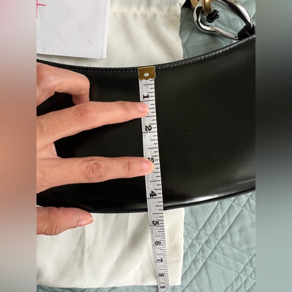 STAUD Black Leather Shoulder Bag - Picture 13 of 14